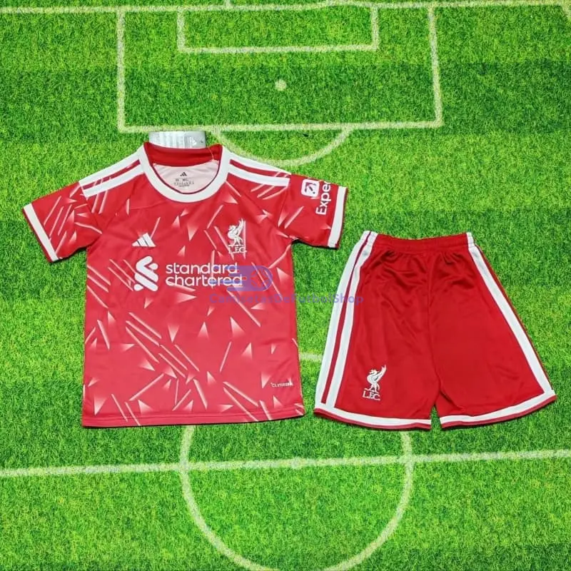 Camiseta Liverpool 2026/2027 1ª Equipación Rojo Niño Kit