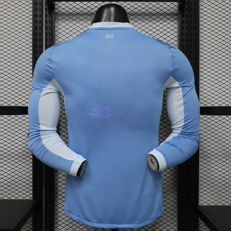 Camiseta Manchester City 2026/2027 1ª Equipación ML Azul/Blanco (EDICIÓN JUGADOR)