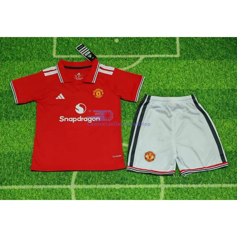 Camiseta Manchester United 2026/2027 1ª Equipación Rojo Niño Kit