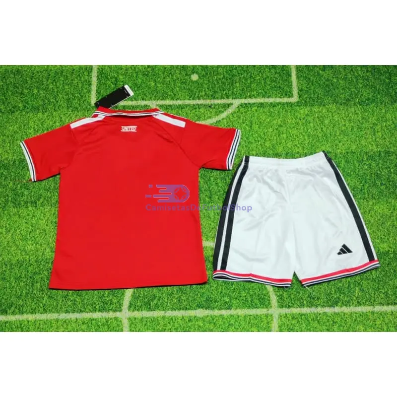 Camiseta Manchester United 2026/2027 1ª Equipación Rojo Niño Kit
