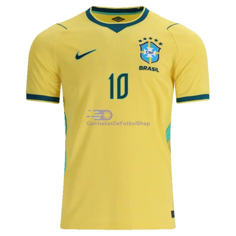 Camiseta NEYMAR JR. 10 Brasil Mundial 2026 1ª Equipación Amarillo