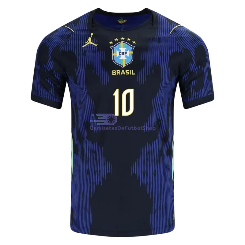 Camiseta NEYMAR JR. 10 Brasil Mundial 2026 2ª Equipación Azul