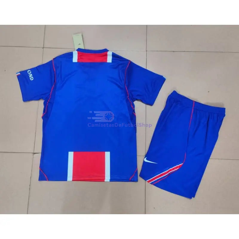 Camiseta PSG 2026/2027 1ª Equipación Azul/Rojo Niño Kit