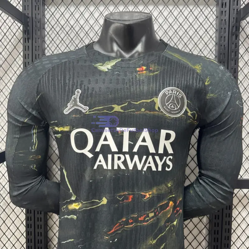 Camiseta PSG 2025/2026 Night Edition ML Negro (EDICIÓN JUGADOR)