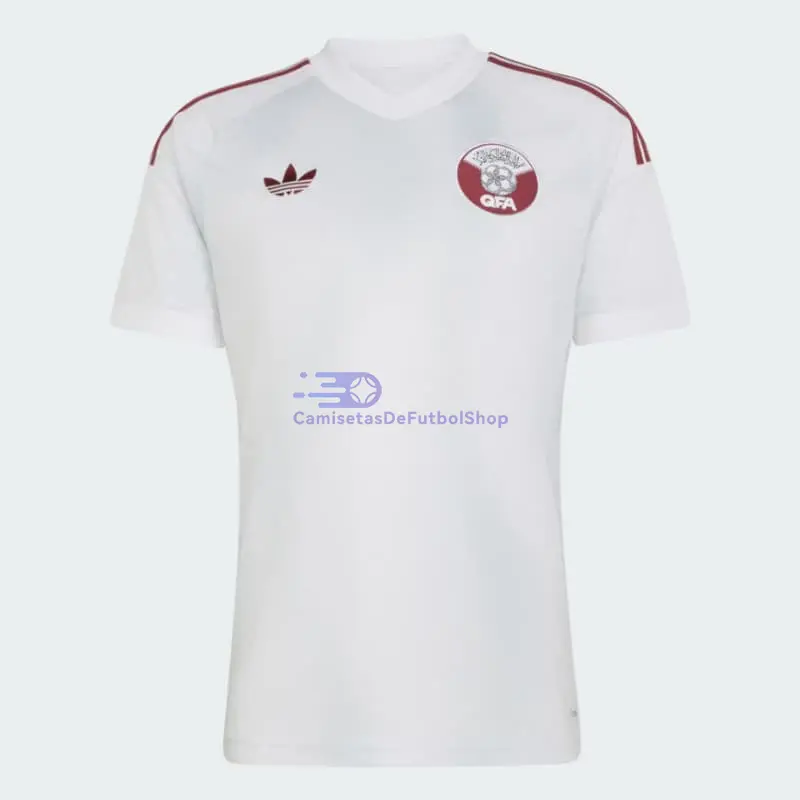 Camiseta Qatar Mundial 2026 2ª Equipación Blanco