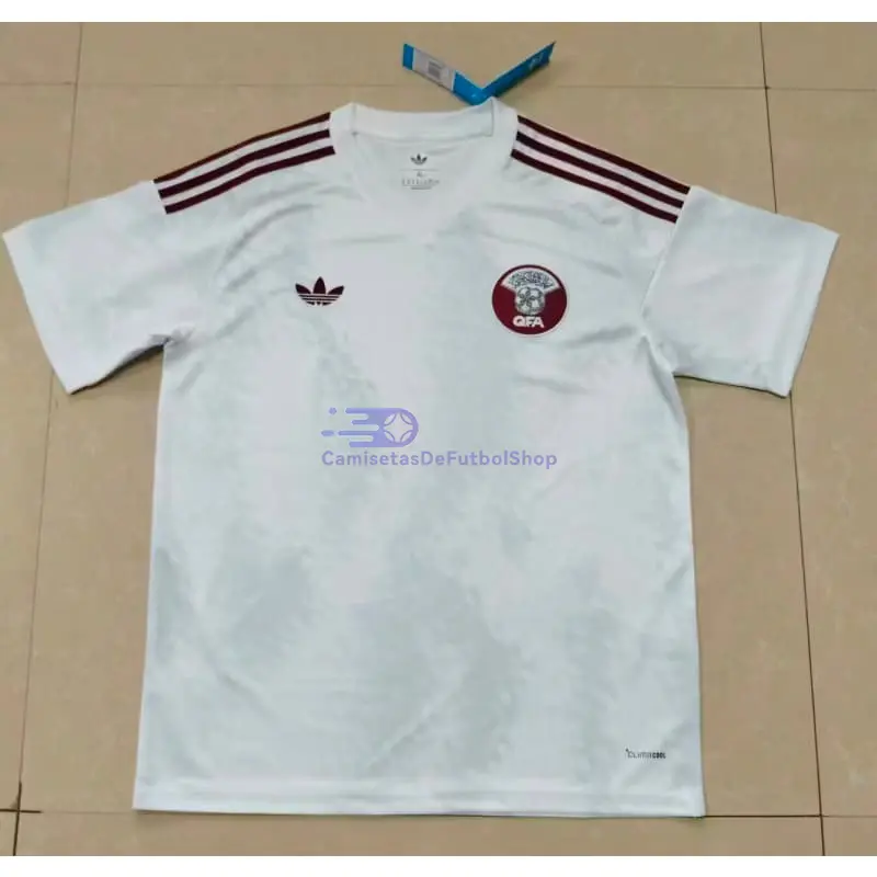 Camiseta Qatar Mundial 2026 2ª Equipación Blanco
