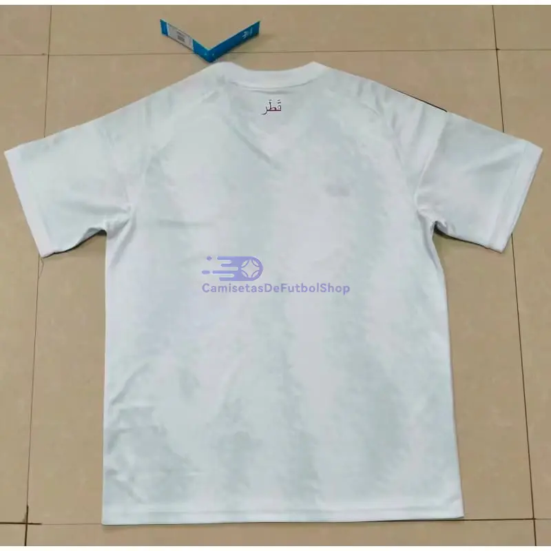 Camiseta Qatar Mundial 2026 2ª Equipación Blanco