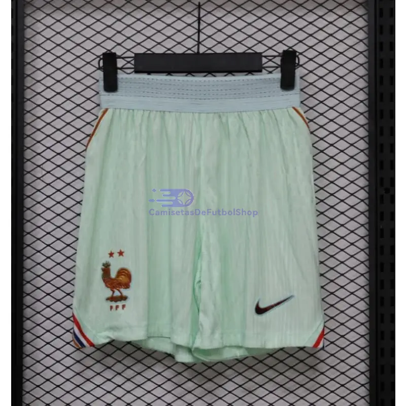 Pantalón Corto Francia Mundial 2026 2ª Equipación Verde Menta (EDICIÓN JUGADOR)