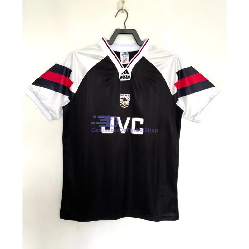 Camiseta Arsenal 1992/1994 2ª Equipación Retro Negro