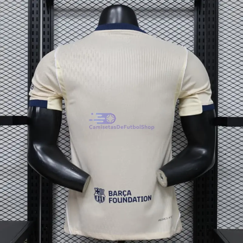 Camiseta Barcelona 2026/2027 Beige/Rojo (EDICIÓN JUGADOR)