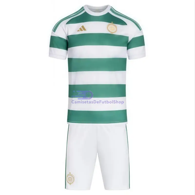 Camiseta Celtic 2026/2027 1ª Equipación Verde/Blanco Niño Kit