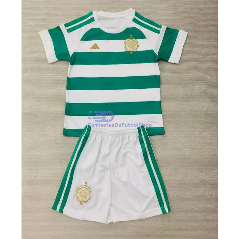 Camiseta Celtic 2026/2027 1ª Equipación Verde/Blanco Niño Kit