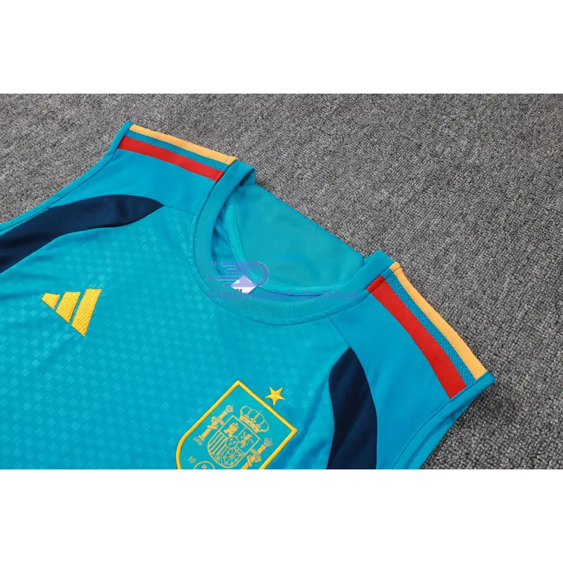 Camiseta De Entrenamiento España Sin Mangas 2026 Kit Azul Real