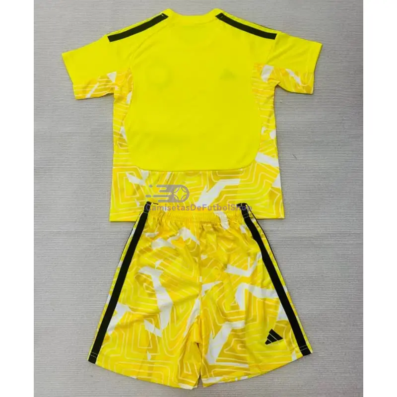 Camiseta de Portero Celtic 2026/2027 1ª Equipación Amarillo Niño Kit