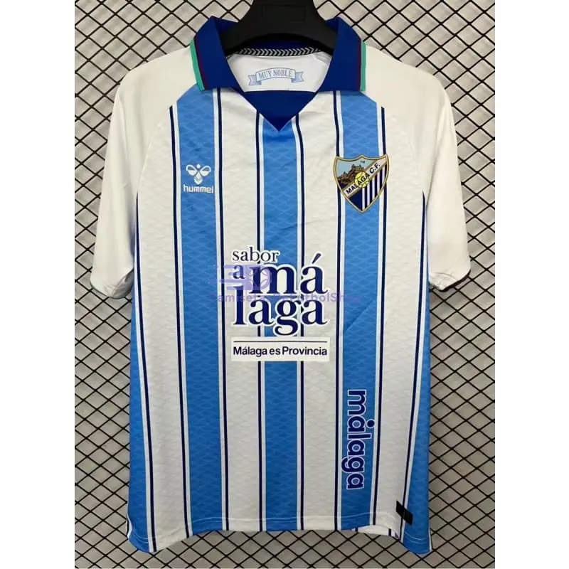 Camiseta Málaga CF 2026/2027 1ª Equipación Azul/Blanco