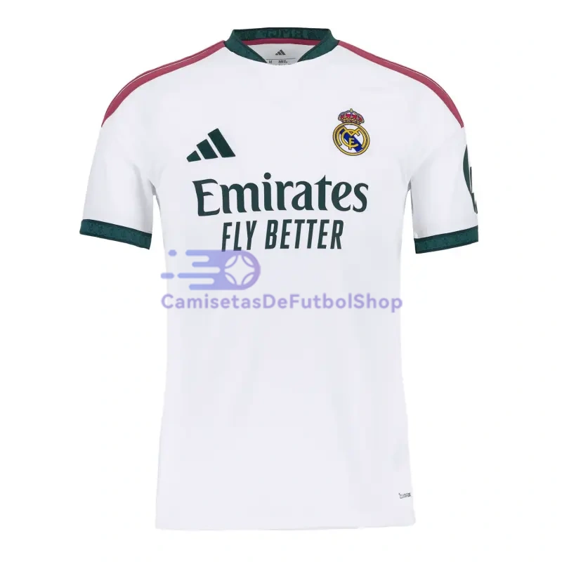 Camiseta Real Madrid 1ª Equipación 2026/2027 Blanco con Parche HP