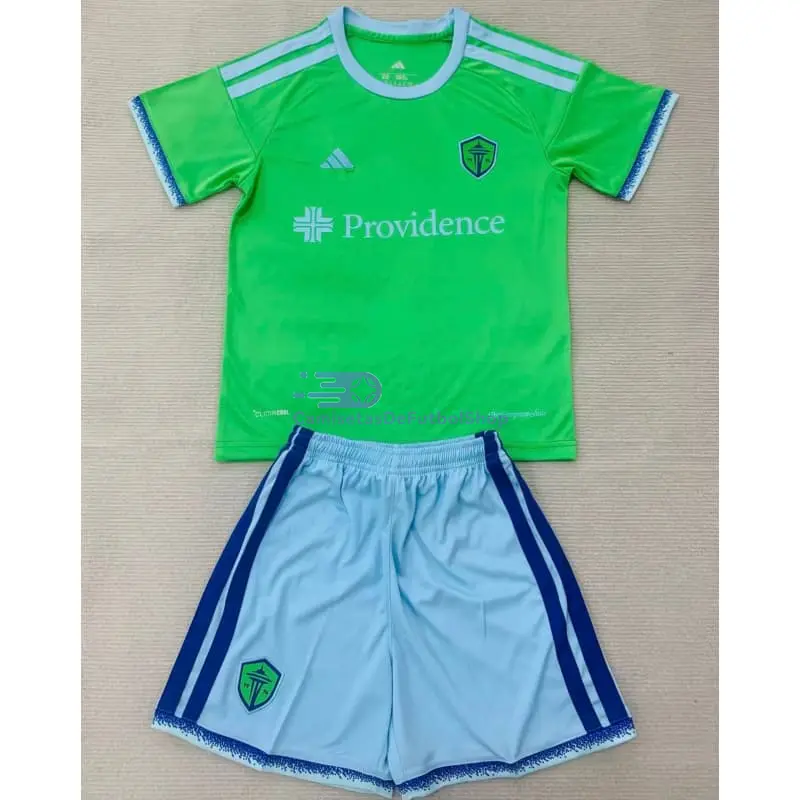 Camiseta Seattle Sounders 2026/2027 1ª Equipación Verde Niño Kit