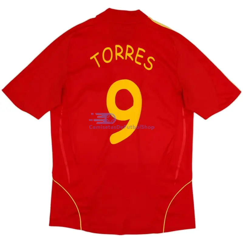 Camiseta TORRES 9 España 2008 1ª Equipación Retro