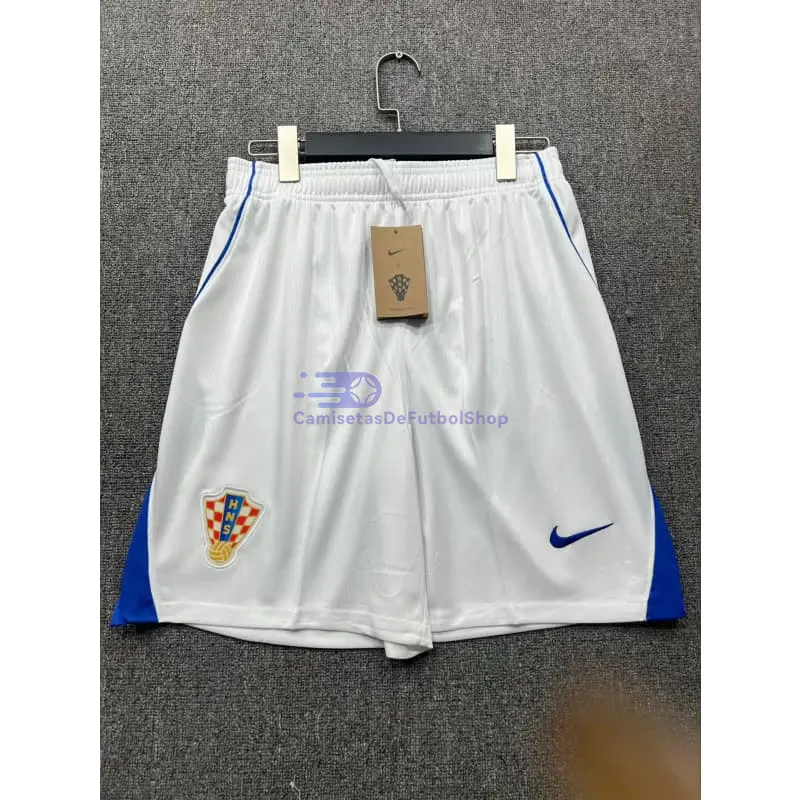 Pantalón Corto Croacia Mundial 2026 1ª Equipación Blanco