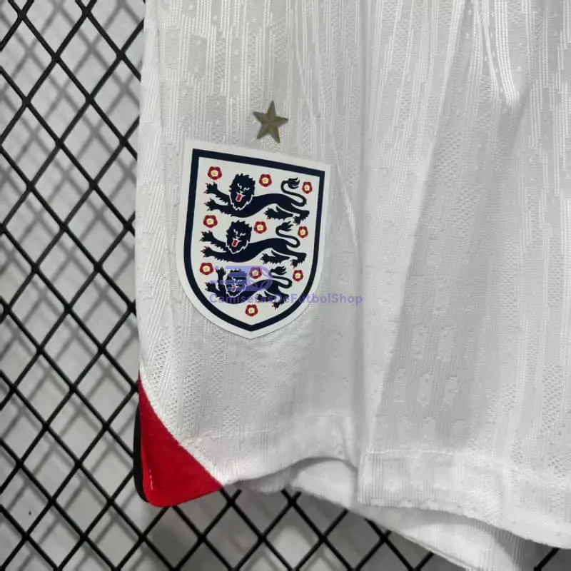 Pantalón Corto Inglaterra Mundial 2026 1ª Equipación Blanco (EDICIÓN JUGADOR)