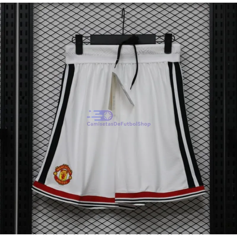 Pantalón Corto Manchester United 2026/2027 1ª Equipación Blanco (EDICIÓN JUGADOR)