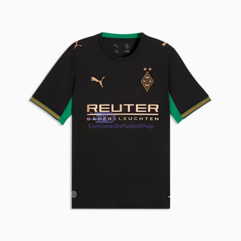 Camiseta Borussia Mönchengladbach 2026/2027 2ª Equipación Negro