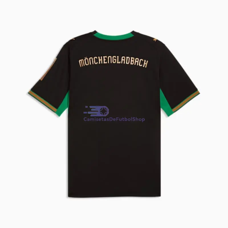 Camiseta Borussia Mönchengladbach 2026/2027 2ª Equipación Negro