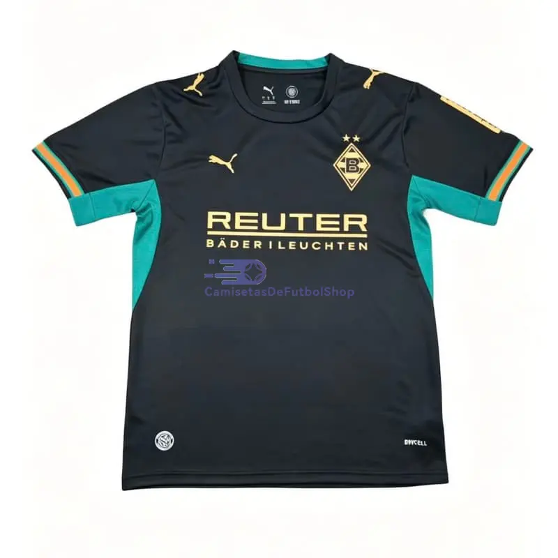 Camiseta Borussia Mönchengladbach 2026/2027 2ª Equipación Negro