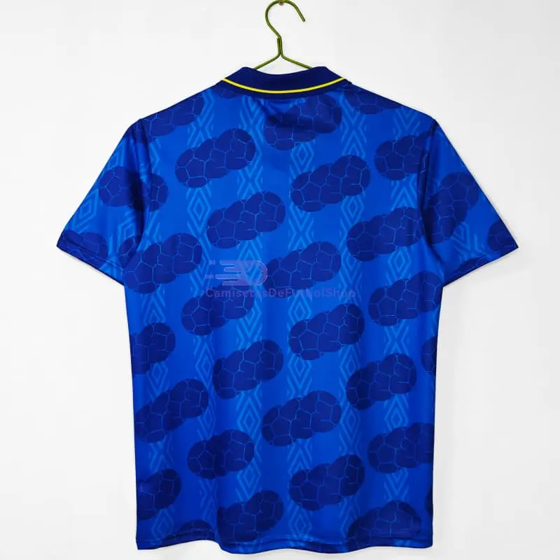 Camiseta Colombia 1994 2ª Equipación Retro Azul