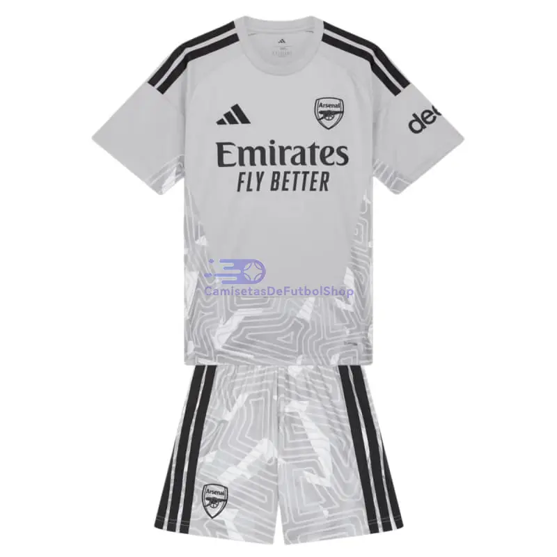 Camiseta de Portero Arsenal 2026/2027 Gris Niño Kit