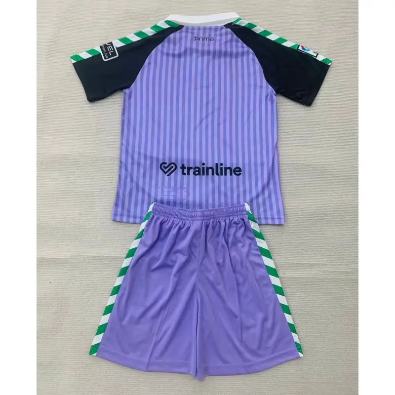 Camiseta de Portero Real Betis 2026/2027 Morado Versión Retro Niño Kit