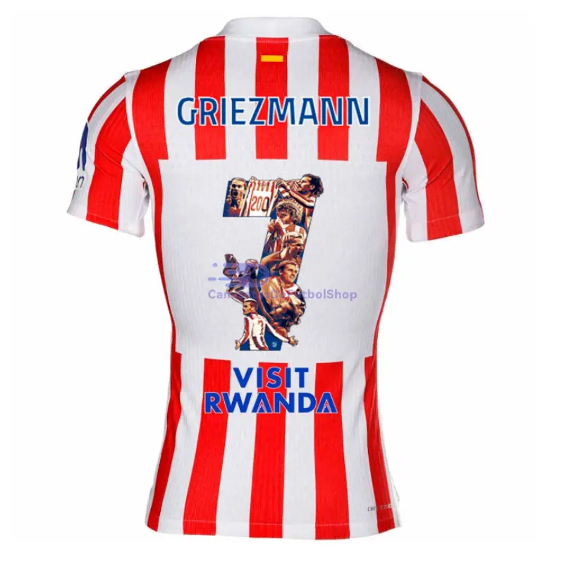 Camiseta GRIEZMANN 7 Atlético de Madrid 2025/2026 1ª Equipación Rojo/Blanco
