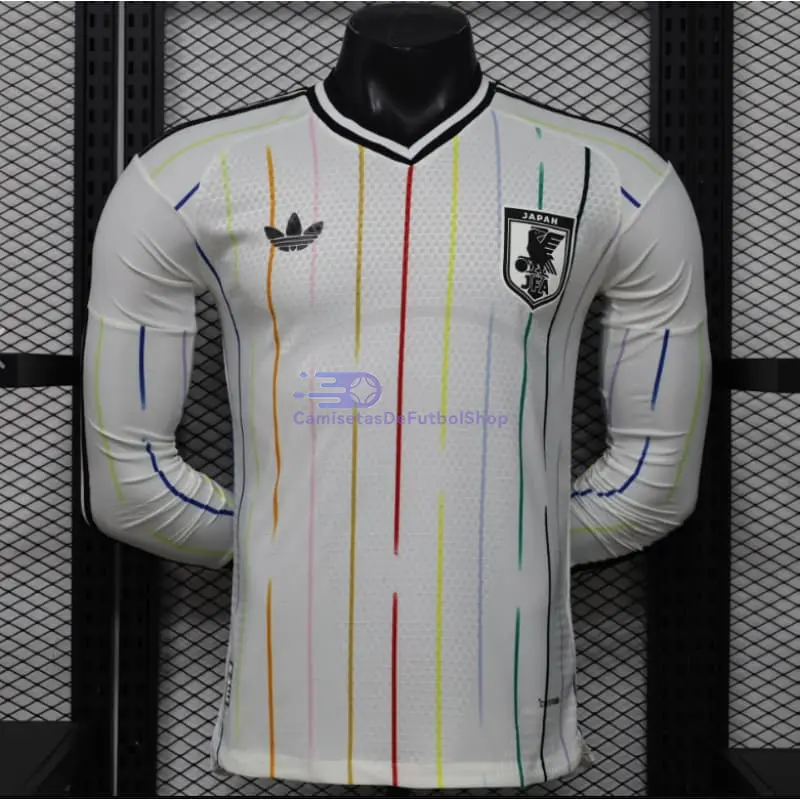 Camiseta Japón Mundial 2026 2ª Equipación ML Blanco (EDICIÓN JUGADOR)