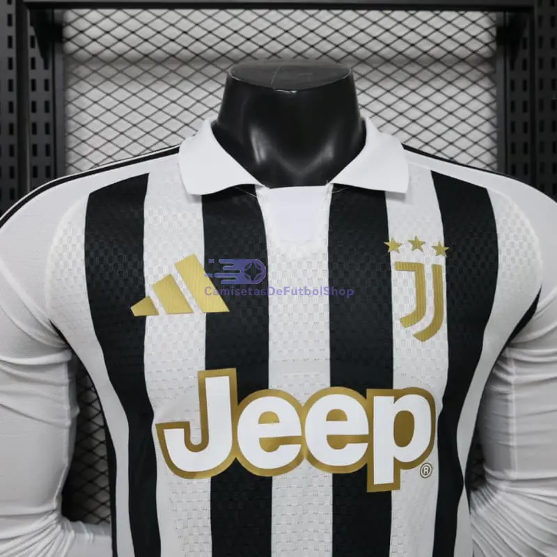 Camiseta Juventus 2026/2027 1ª Equipación ML Negro/Blanco (EDICIÓN JUGADOR)