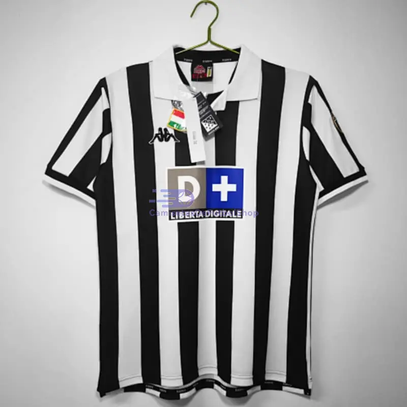 Camiseta Juventus 1998/1999 1ª Equipación Retro Blanco/Negro