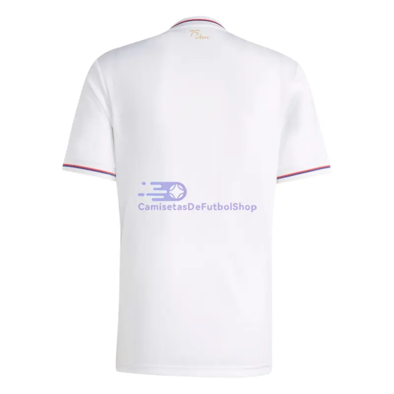 Camiseta Olympique De Lyon 75 Aniversario Edición 2025/2026 Blanco