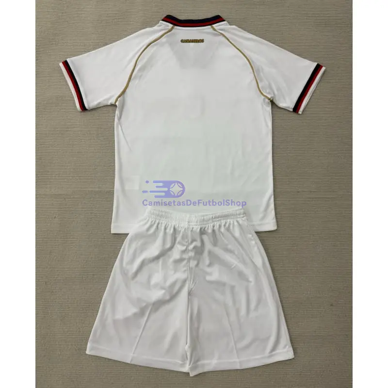 Camiseta Panamá Mundial 2026 2ª Equipación Blanco Niño Kit