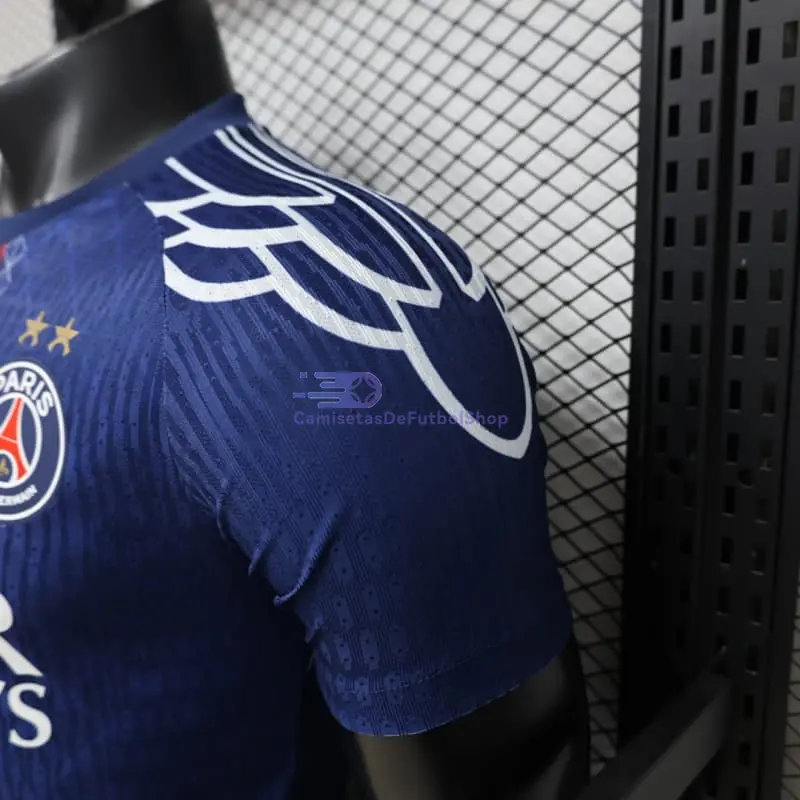 Camiseta PSG 2025/2026 Edición Especial Azul con dos Estrellas (EDICIÓN JUGADOR)