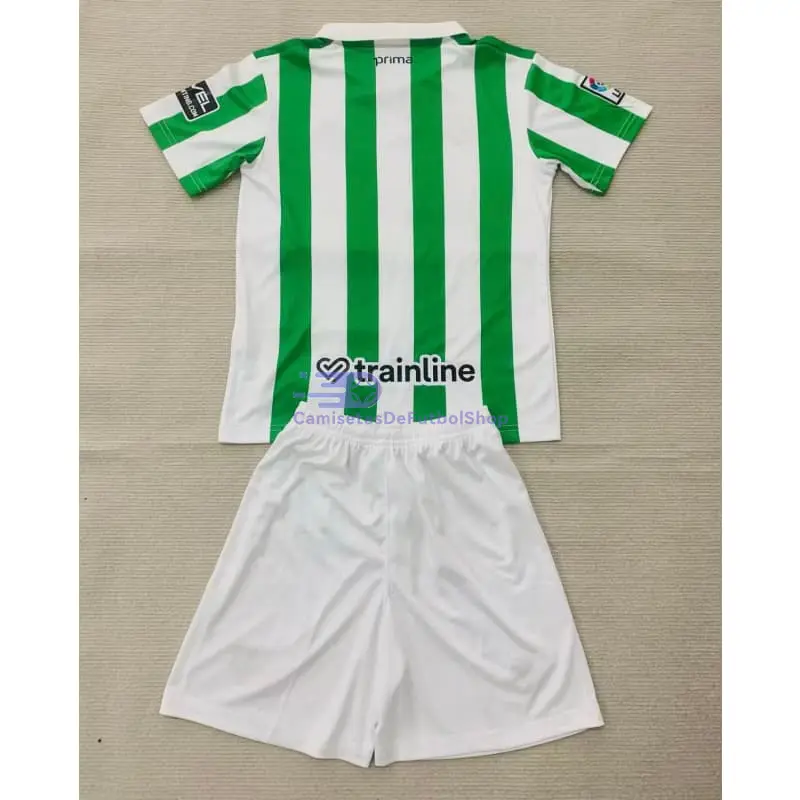 Camiseta Real Betis 2026/2027 Verde/Blanco Versión Retro Niño Kit