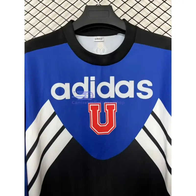 Camiseta Universidad de Chile 2026/2027 ML Azul/Negro Versión Retro