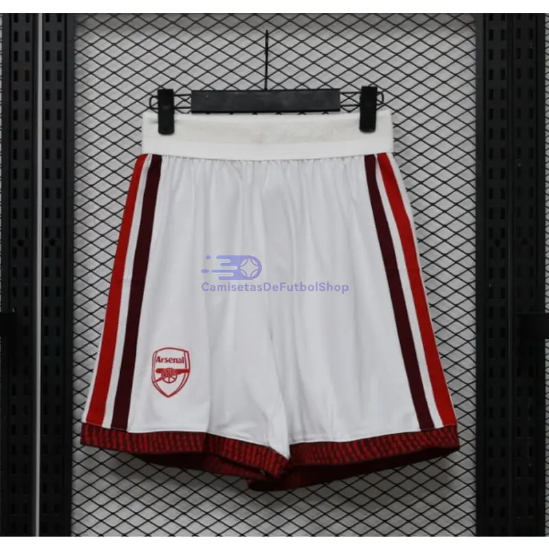 Pantalón Corto Arsenal 2026/2027 1ª Equipación Blanco (EDICIÓN JUGADOR)