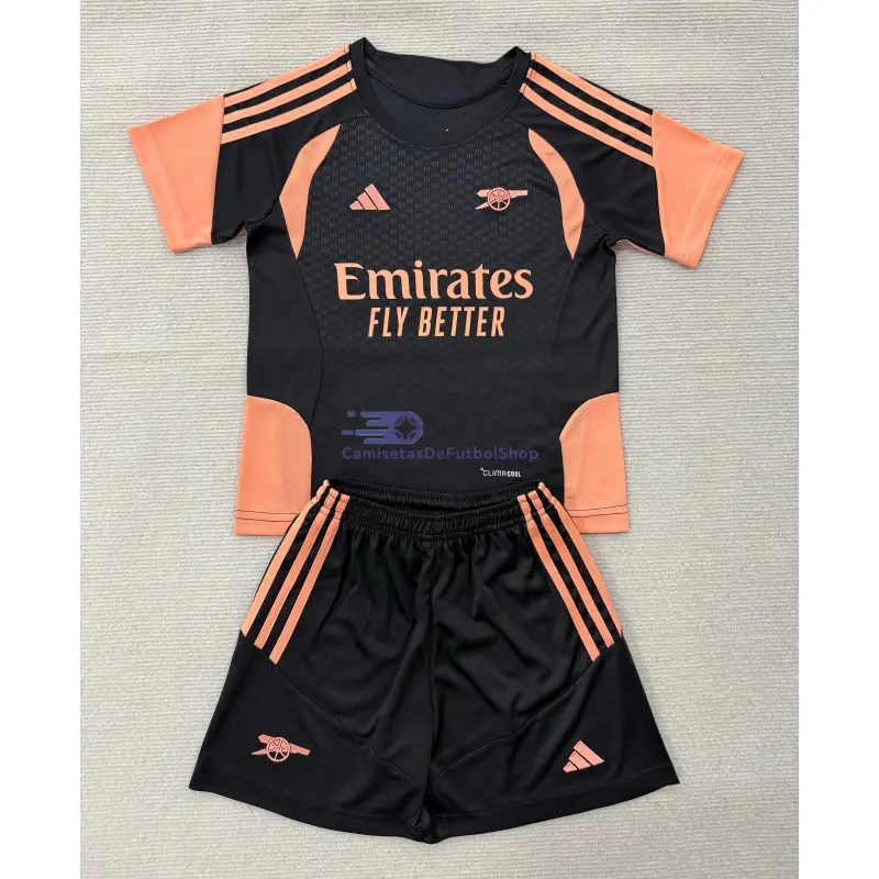 Camiseta Arsenal 2026/2027 Pre-Match Negro/Naranja