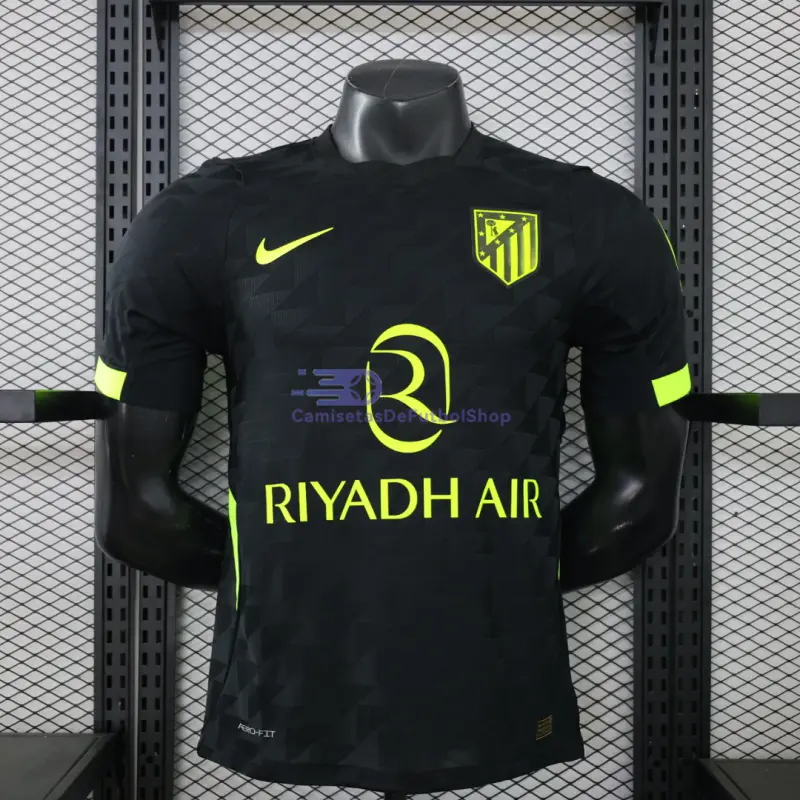 Camiseta Atlético de Madrid 2026/2027 2ª Equipación Negro (EDICIÓN JUGADOR)
