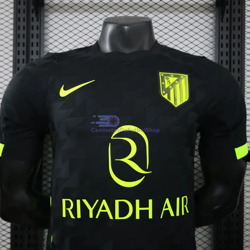Camiseta Atlético de Madrid 2026/2027 2ª Equipación Negro (EDICIÓN JUGADOR)
