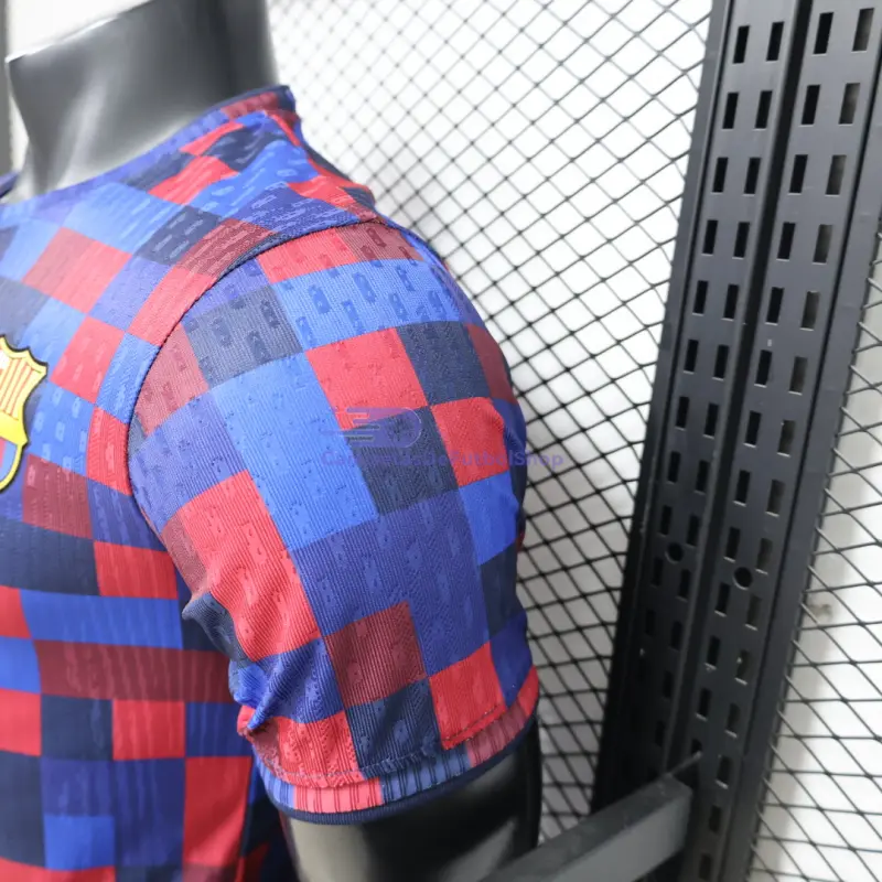Camiseta Barcelona 2026/2027 Pre-Match Rojo/Azul (EDICIÓN JUGADOR)