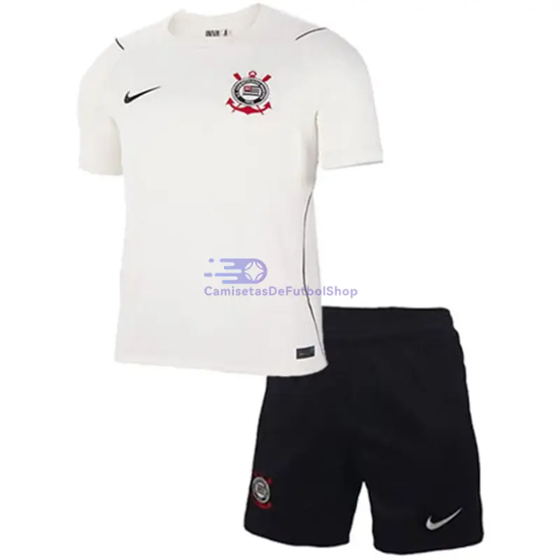 Camiseta Corinthians 2026/2027 1ª Equipación Blanco Niño Kit
