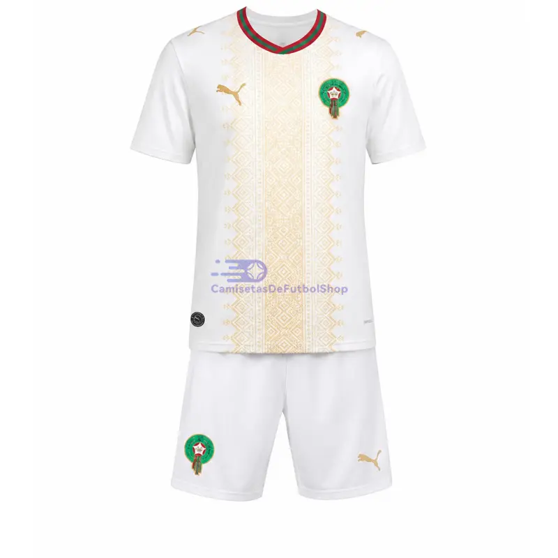 Camiseta Costa de Marfil Mundial 2026 2ª Equipación Blanco Niño Kit