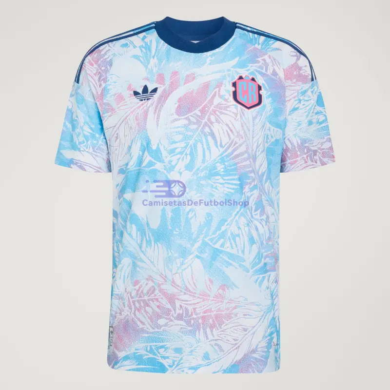 Camiseta Costa Rica Mundial 2026 2ª Equipación Azul Claro/Rosa