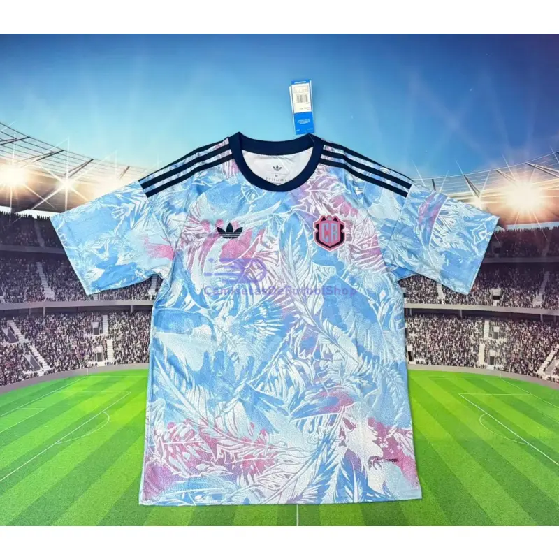 Camiseta Costa Rica Mundial 2026 2ª Equipación Azul Claro/Rosa