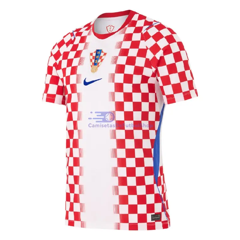 Camiseta Croacia Mundial 2026 1ª Equipación Rojo/Blanco